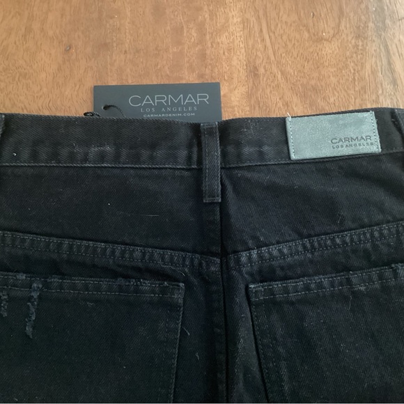 NWT Women’s Carmar Beatrice Distressed Denim Skirt, Size 26 - Picture 7 of 9